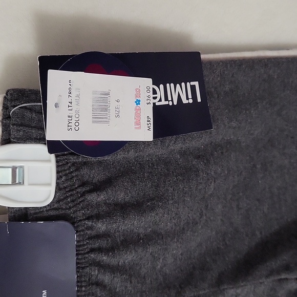 Limited Too Kids' 3 Pack Leggings - Cool Design - Picture 2 of 5